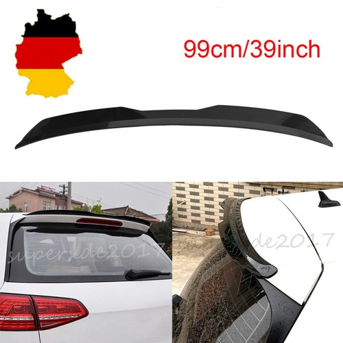 Glanz schwarz dachspoiler - schwarz,