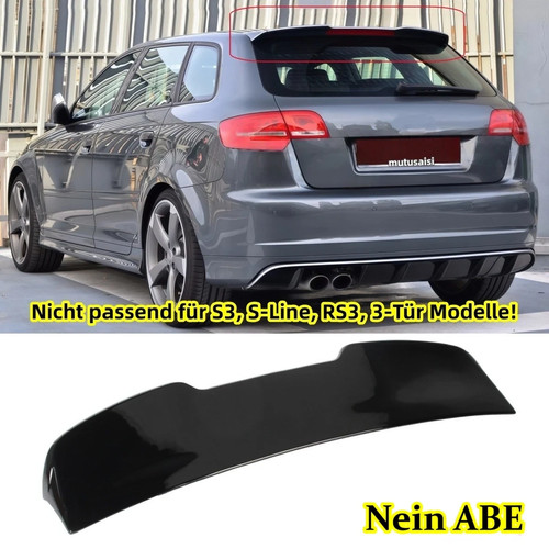 Dachspoiler glanzschwarz für - dachspoiler,
